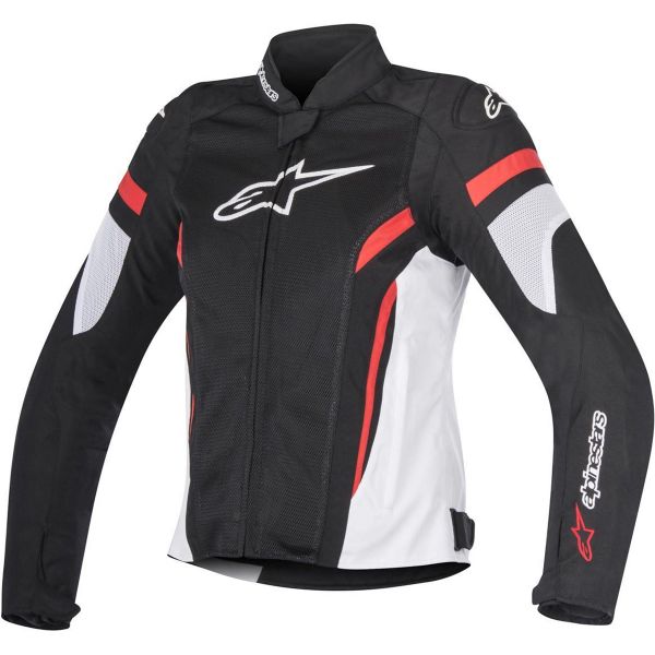 Giacche moto Alpinestars Stella T-GP Plus R V2 Air Black White Red