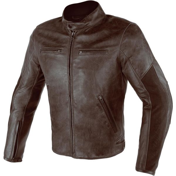 Giacche moto Dainese Stripes D1 Dark Brown