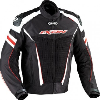 Giacche moto Ixon Typhon Race HP Nero Bianco Rosso
