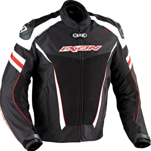 Giacche moto Ixon Typhon Race HP Nero Bianco Rosso