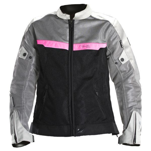 Giacche moto V'Quattro VE-51 Lady Grey Black Pink