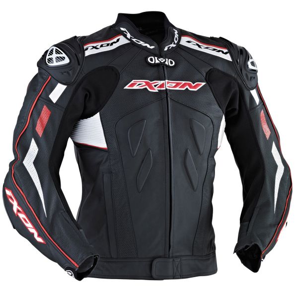 Giacche moto Ixon Addict Air Nero Bianco Rosso