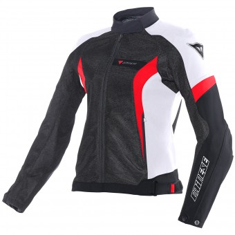 Giacche moto Dainese Air-Crono Lady Black White Red
