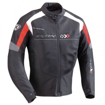 Giacche moto Ixon Alloy Nero Rosso