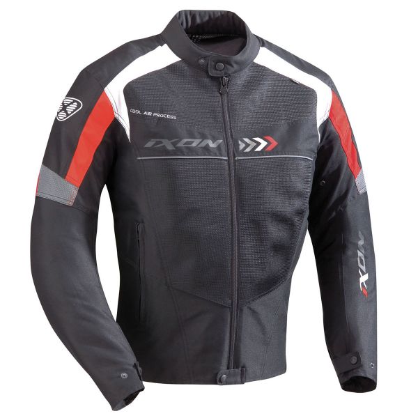 Giacche moto Ixon Alloy Nero Rosso