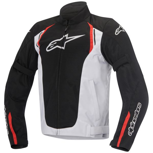 Giacche moto Alpinestars Ast Air Nero Bianco Rosso