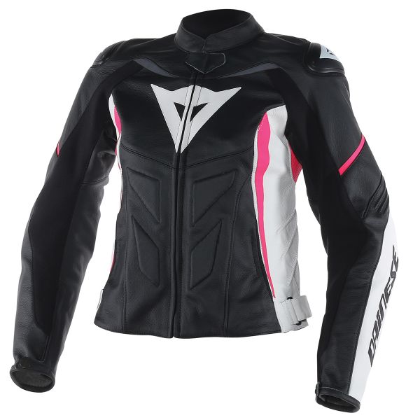 Giacche moto Dainese Avro D1 Lady Black White Fuschia