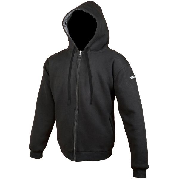 Giacche moto Booster Hoodie Kevlar Core Black