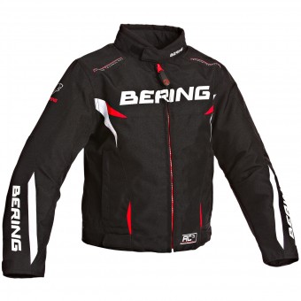 Giacche moto Bering Fizio Kid Black White Red