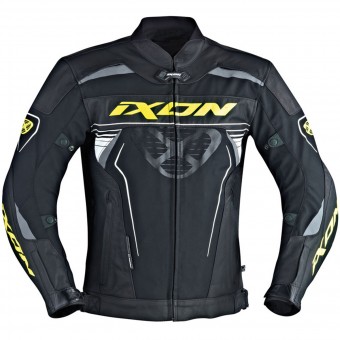 Giacche moto Ixon Frantic Black White Yellow