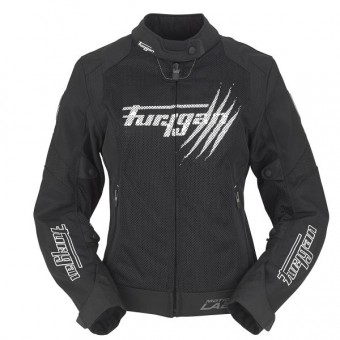 Giacche moto Furygan Genesis Claw Vented Lady Nero Bianco