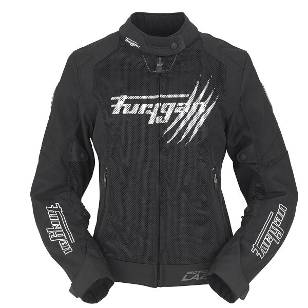 Giacche moto Furygan Genesis Claw Vented Lady Nero Bianco