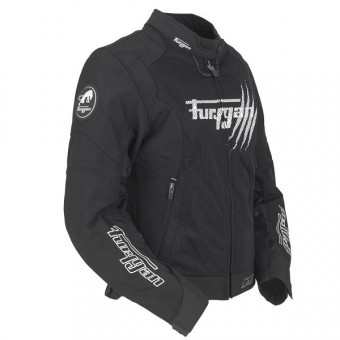 Furygan Genesis Claw Vented Lady Nero Bianco
