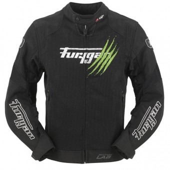 Giacche moto Furygan Genesis Claw Vented Nero Bianco Verde
