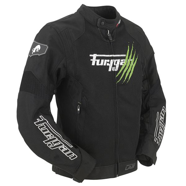 Furygan Genesis Claw Vented Nero Bianco Verde