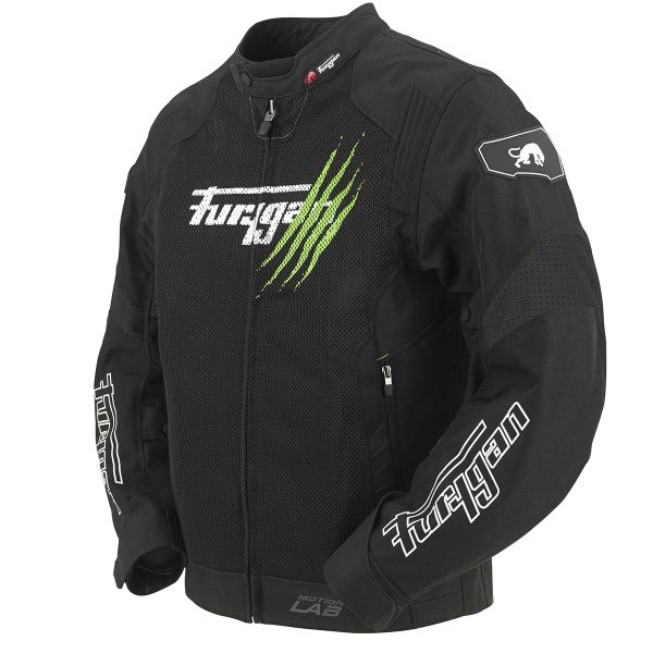 Furygan Genesis Claw Vented Nero Bianco Verde