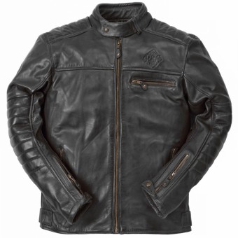 Giacche moto Ride & Sons Getaway Cow Skin Black