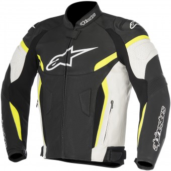 Giacche moto Alpinestars GP Plus R V2 Airflow Black White Yellow Fluo