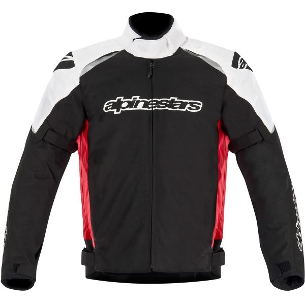 Giacche moto Alpinestars Gunner Waterproof Nero Rosso Bianco