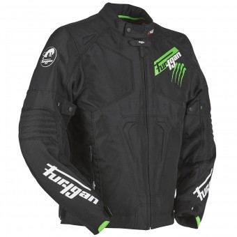 Giacche moto Furygan Hurricane Black Fluo Green