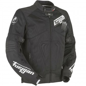 Giacche moto Furygan Hurricane Vented Black White