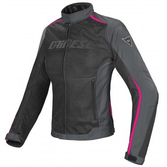 Giacche moto Dainese Hydra Flux Lady D-Dry Black Ebony Fuschia