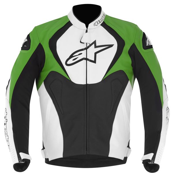 Giacche moto Alpinestars Jaws Nero Bianco Verde