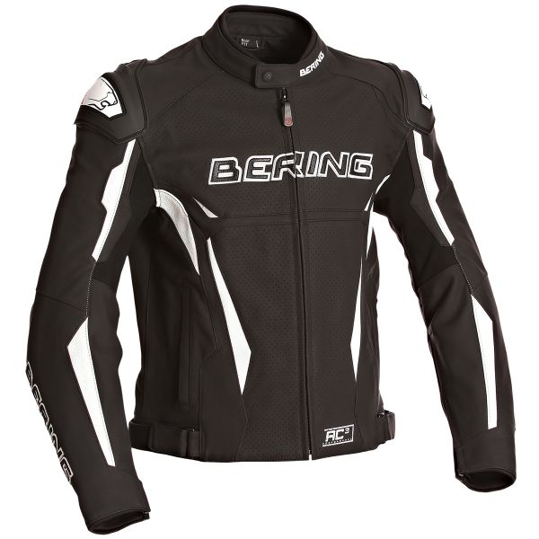 Giacche moto Bering Kingston Evo-R Black White Giacche moto Bering Kingston Evo-R Black White