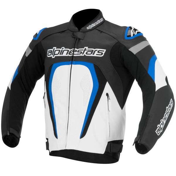 Giacche moto Alpinestars Motegi Black White Blue