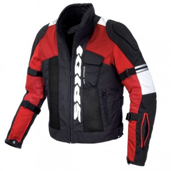 Giacche moto Spidi Netrace Nero Rosso