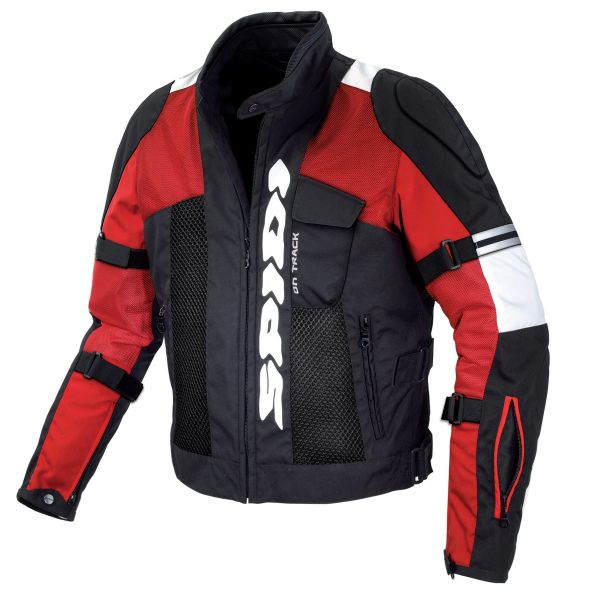 Giacche moto Spidi Netrace Nero Rosso