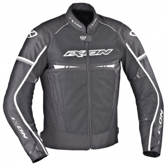 Giacche moto Ixon Pitrace Nero Bianco