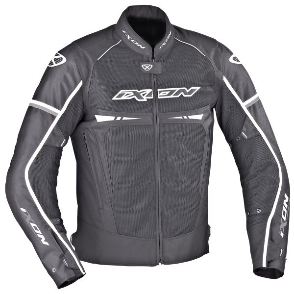 Giacche moto Ixon Pitrace Nero Bianco Giacche moto Ixon Pitrace Nero Bianco