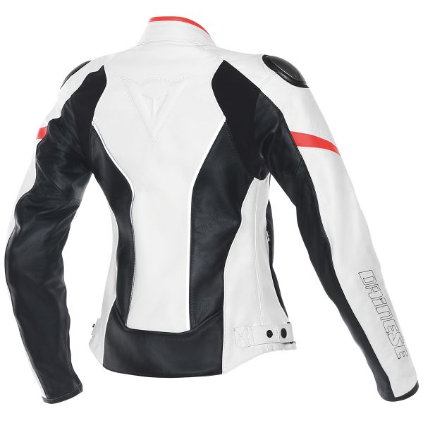 Dainese Racing D1 Lady White Black Red Fluo