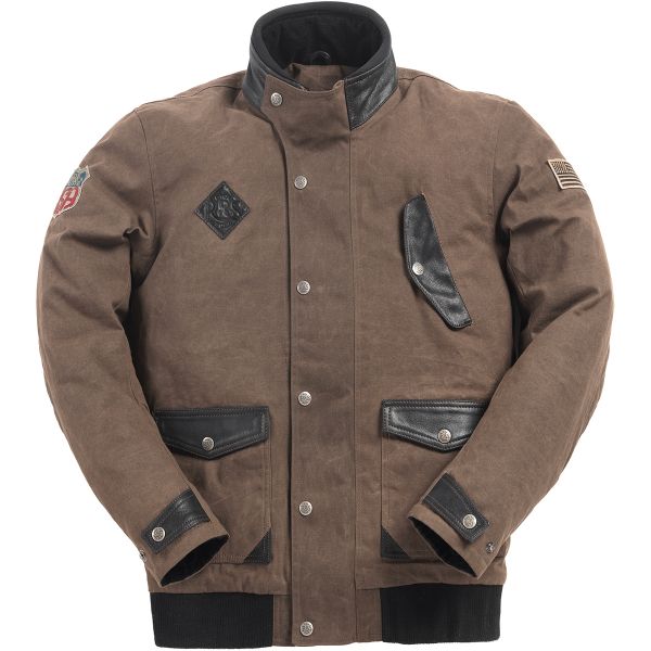 Giacche moto Ride & Sons Runaway Brown Waxed