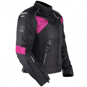 Giacche moto V'Quattro SP-51 Lady Black Pink
