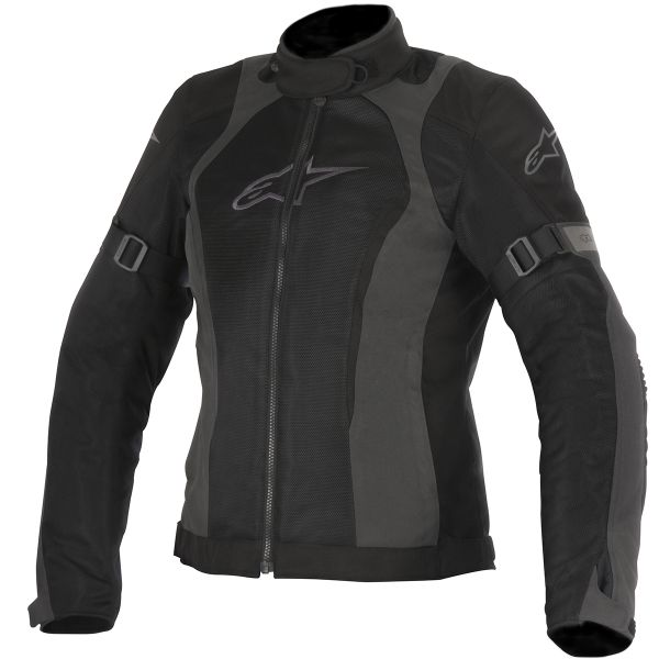 Giacche moto Alpinestars Stella Amok Air Drystar Nero Grigio Scuro Giacche moto Alpinestars Stella Amok Air Drystar Nero Grigio Scuro
