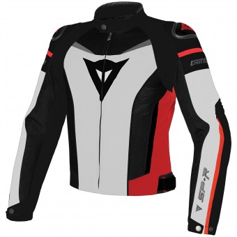 Giacche moto Dainese Super Speed White Black Red