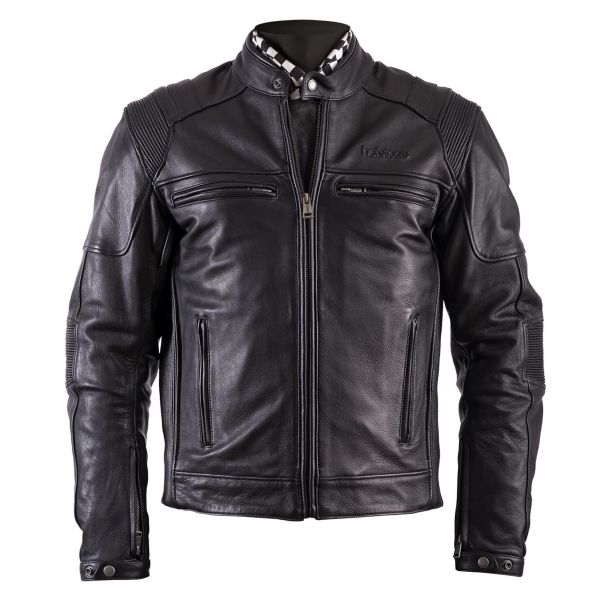 Giacche moto Helstons Trust Leather Plain Black Giacche moto Helstons Trust Leather Plain Black