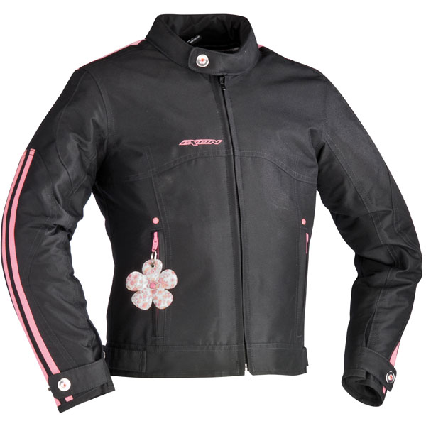 Giacche moto Ixon Lotus Nero Rosa