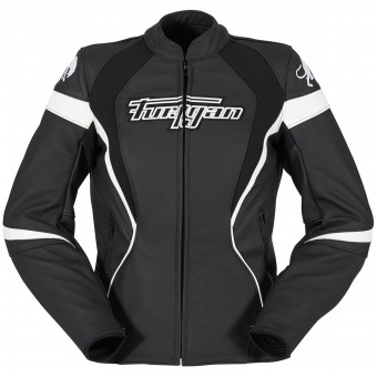 Giacche moto Furygan Xenia Racing Lady Nero Bianco