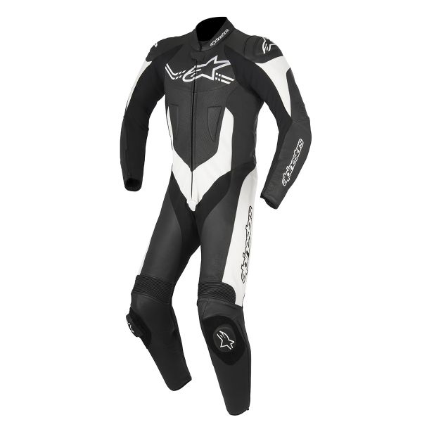 Tute Moto in pelle Alpinestars Challenger V2 Black White