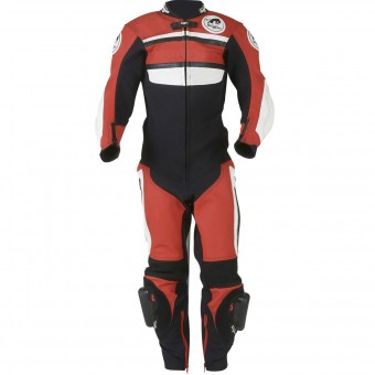 Tute Moto in pelle Furygan Tuta Bambino Nero Rosso Bianco