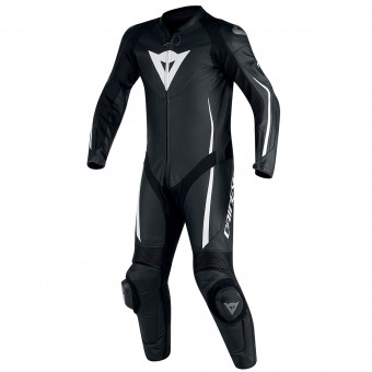 Tute Moto in pelle Dainese Assen 1PC Perf Black White
