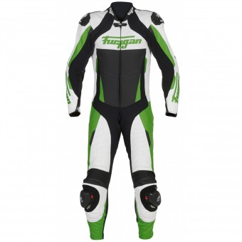 Tute Moto in pelle Furygan Full Apex White Green Black Tute Moto in pelle Furygan Full Apex White Green Black