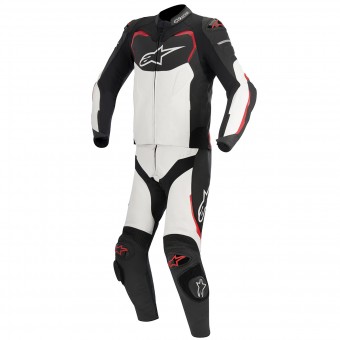 Tute Moto in pelle Alpinestars GP PRO 2PC Black White Red