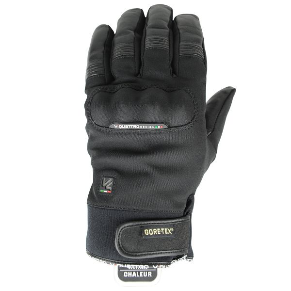 Guanti moto V'Quattro Commuter 2-1 Gore-Tex Nero