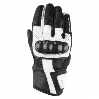 Guanti moto V'Quattro RC-17 Black White