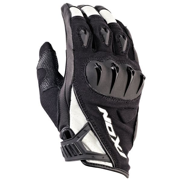 Guanti moto Ixon RS Print VX HP Nero Graph Bianco