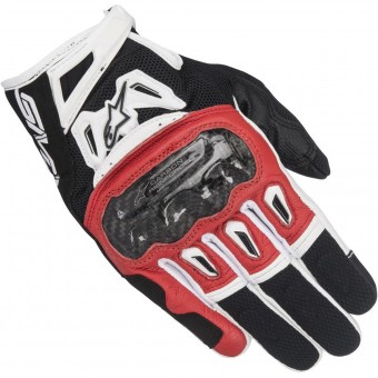 Guanti moto Alpinestars SMX-2 Air Carbon V2 Nero Rosso Guanti moto Alpinestars SMX-2 Air Carbon V2 Nero Rosso